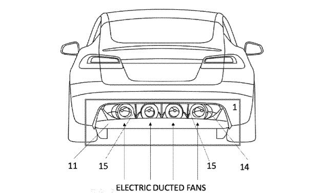 Quattro ventilatori nascosti: la tecnologia che Tesla studia per la Roadster