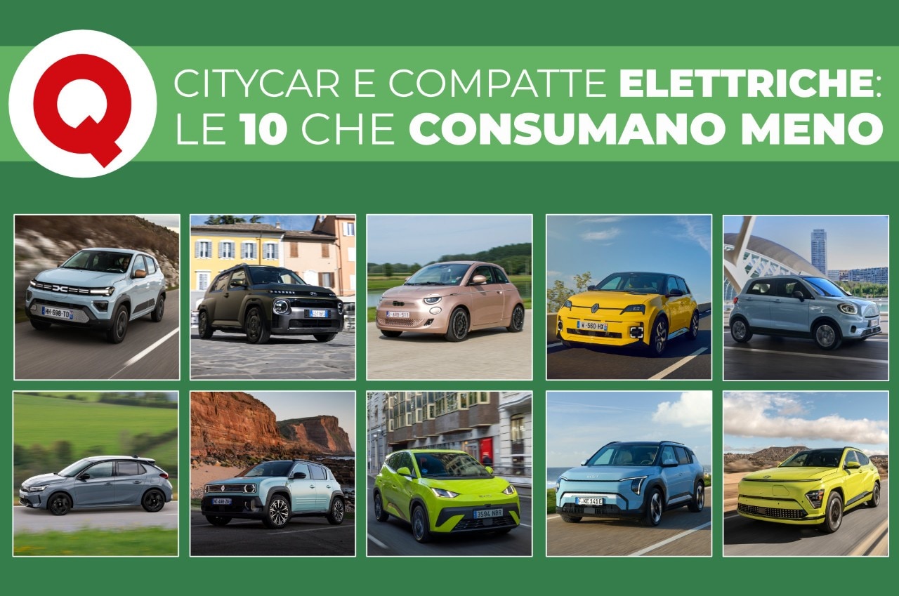 Citycar e compatte elettriche: le 10 auto che consumano meno (e quanto costa ricaricarle)