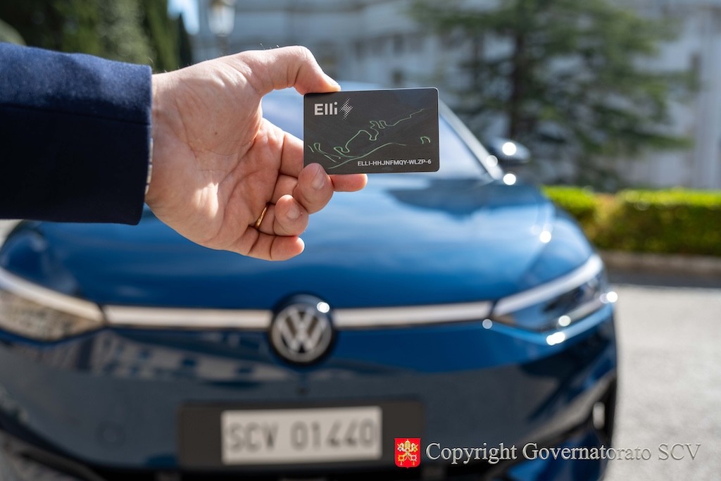 Gruppo Volkswagen: Elli gestisce la flotta elettrica del Vaticano