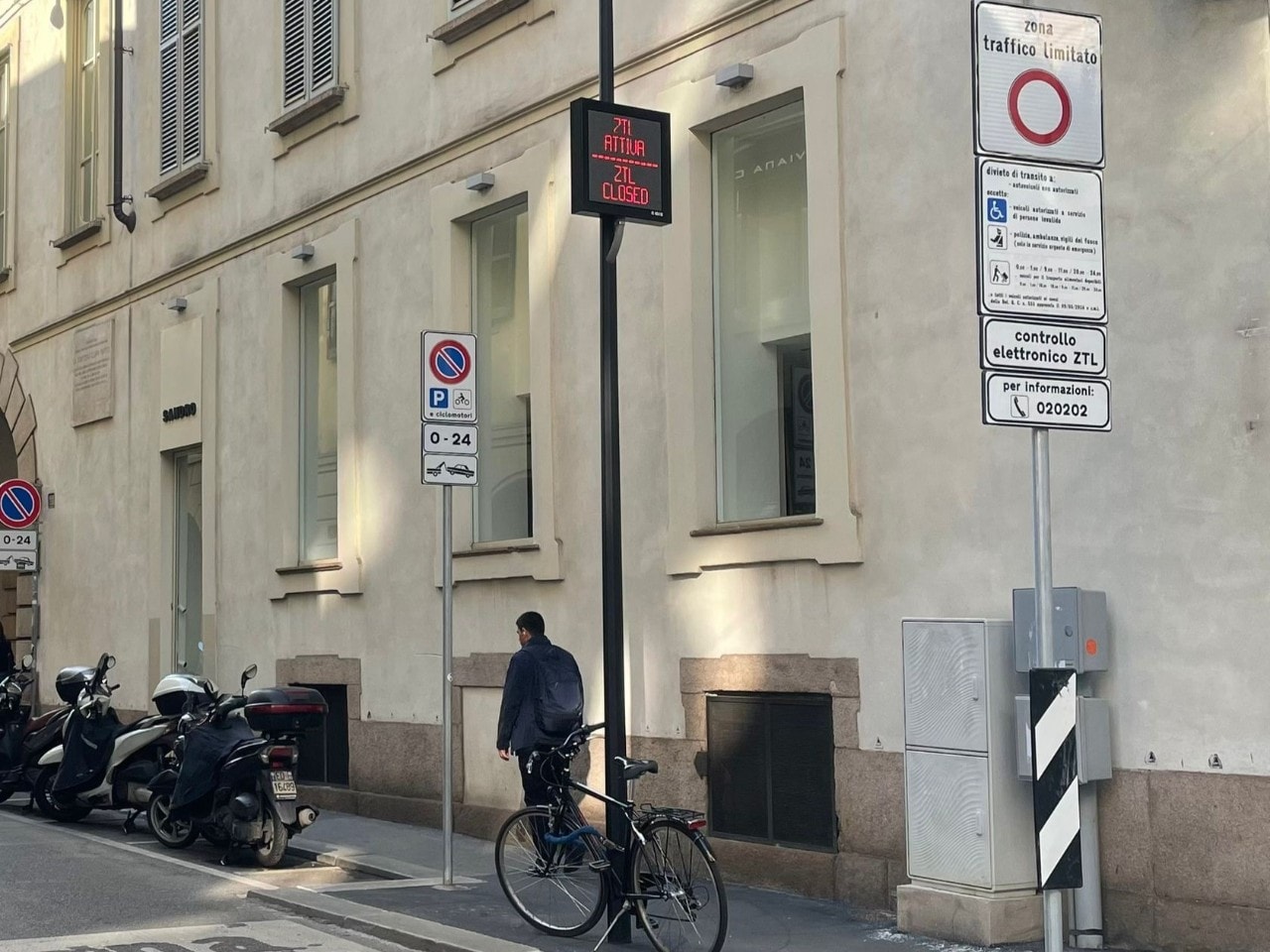 Ztl Quadrilatero, niente multe con le telecamere fino a metà settembre