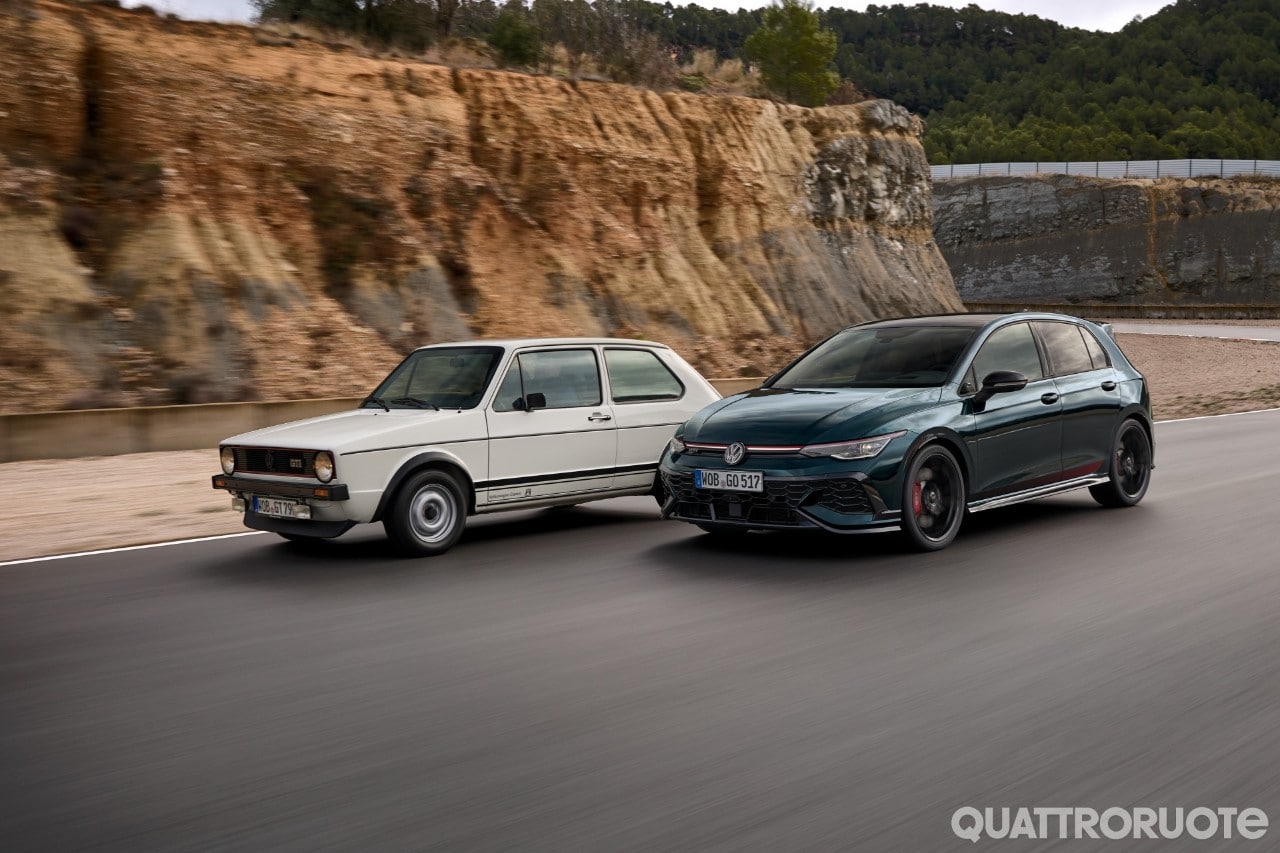 Golf GTI: 50 anni di mito. Le otto generazioni, dal 1975 a oggi - VIDEO