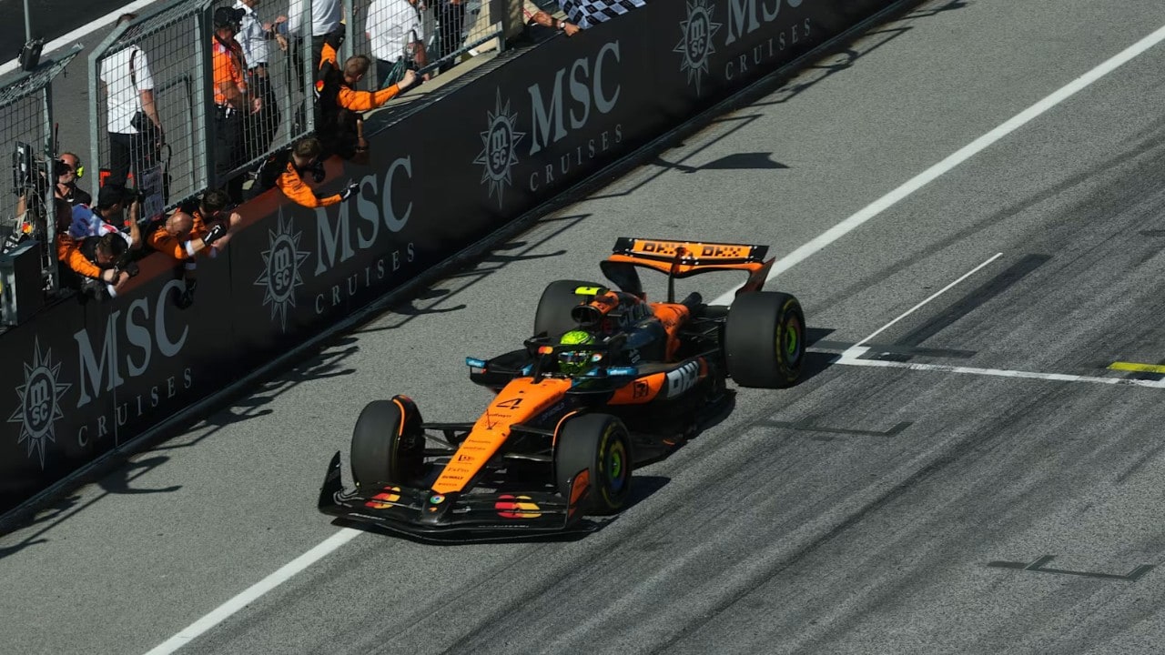 Norris vince, per la McLaren è doppietta