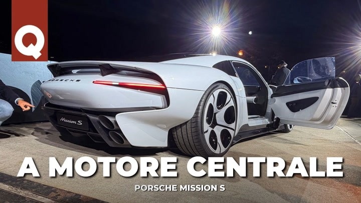 Porsche Mission S, oltre la 911: la supercar del futuro riparte dal motore centrale - VIDEO