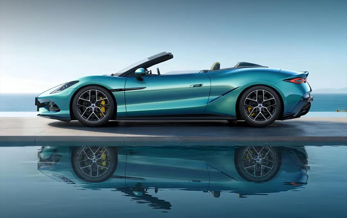 Denza Z: la spider elettrica da oltre 1.000 CV è già pronta per Goodwood