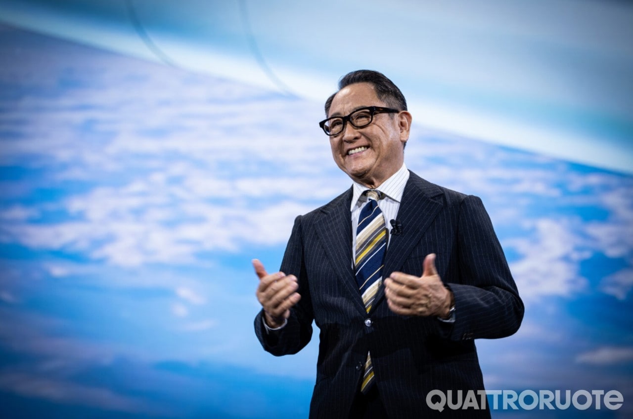 Akio Toyoda e Giampaolo Dallara nella Automotive Hall of Fame