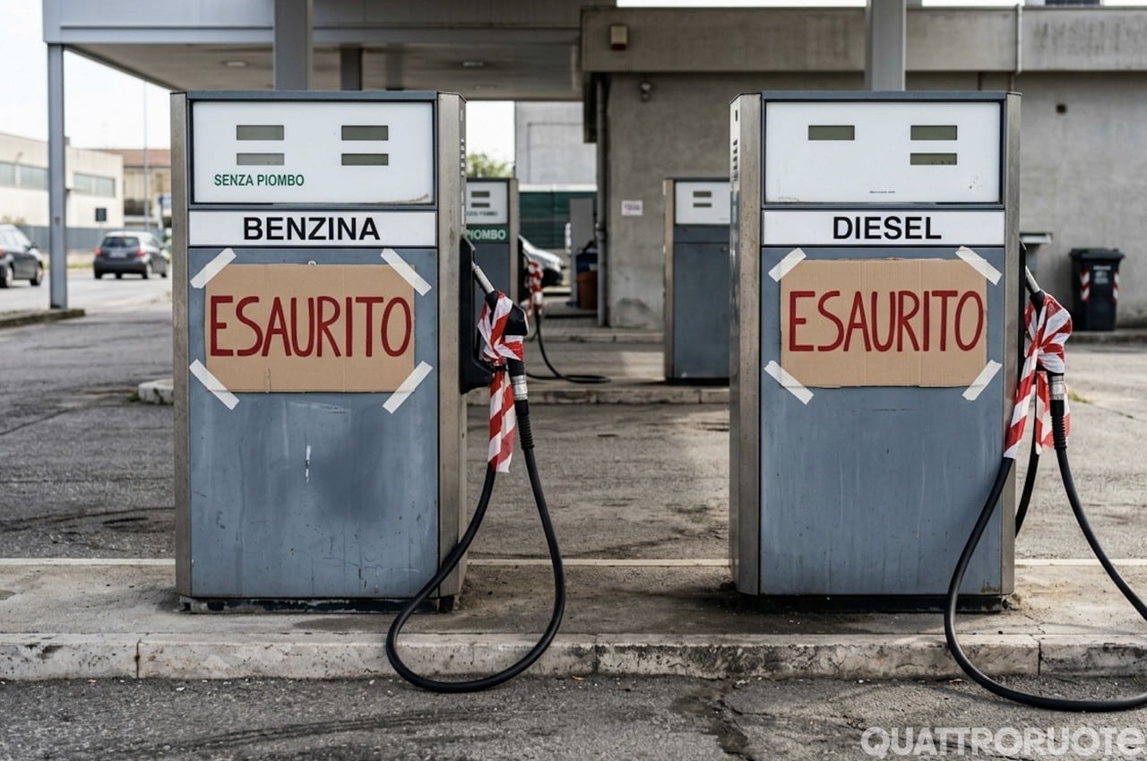 “Tutto esaurito”: in Italia alcuni distributori restano senza benzina, ma non è (ancora) crisi