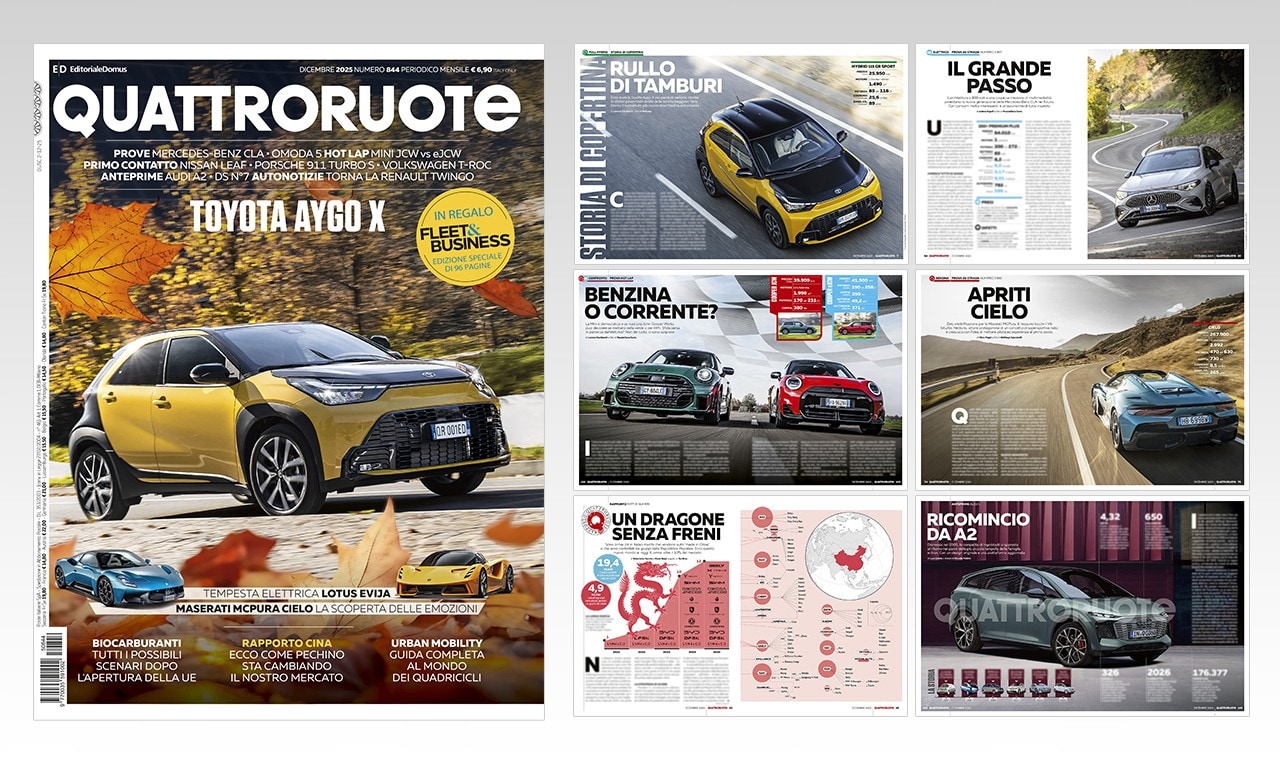 Toyota Aygo X Hybrid, il test in anteprima è su Quattroruote di dicembre - VIDEO