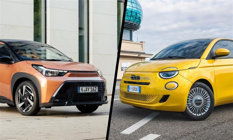 Citycar, crisi o rilancio? Toyota Aygo X Hybrid e Fiat 500 Hybrid accendono la sfida