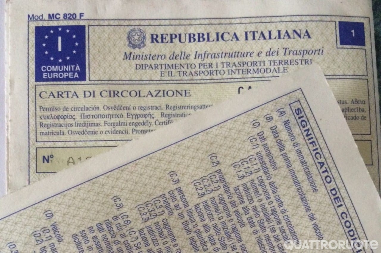 Il bonifico per aggiornare la carta di circolazione può essere una truffa