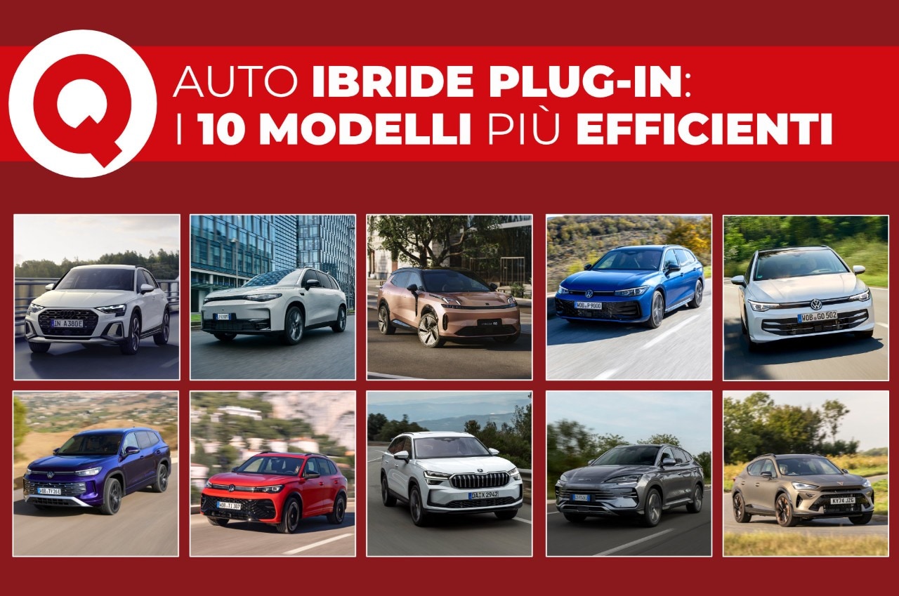 Auto ibride plug-in: i 10 modelli più efficienti nelle prove di Quattroruote