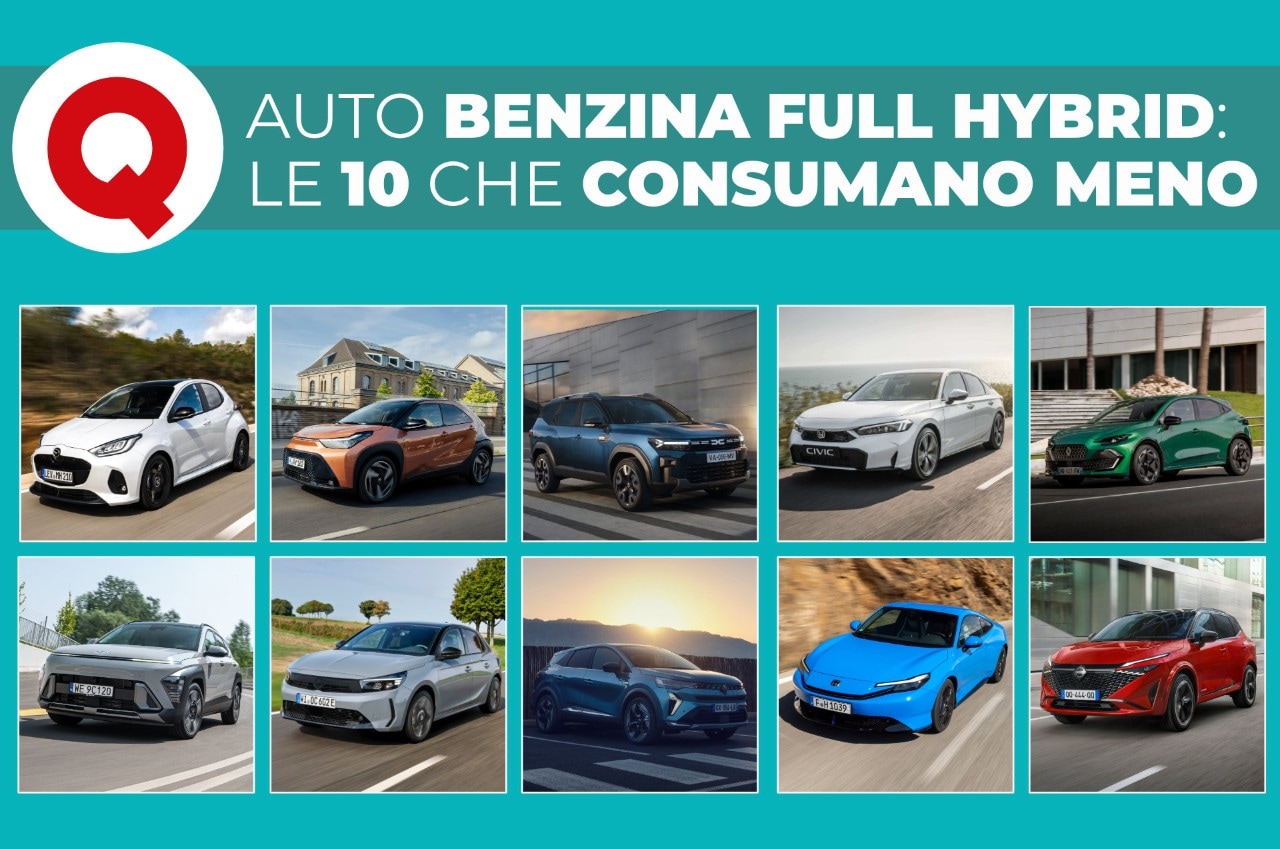 Carburanti alle stelle? Queste 10 auto full hybrid fanno oltre 20 km con un litro
